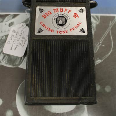 Electro-Harmonix BIG MUFF CRYING TONE WAH/VOLUME PEDAL 1970'S - BLACK image 1