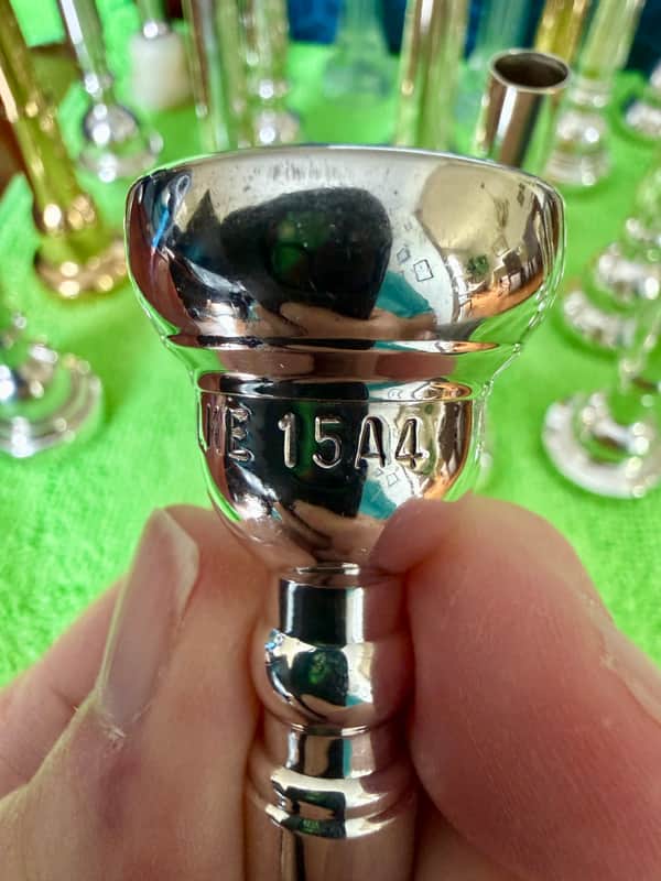 Schilke Trumpet Mouthpiece 15A4 1980's - Silver Plated image 1