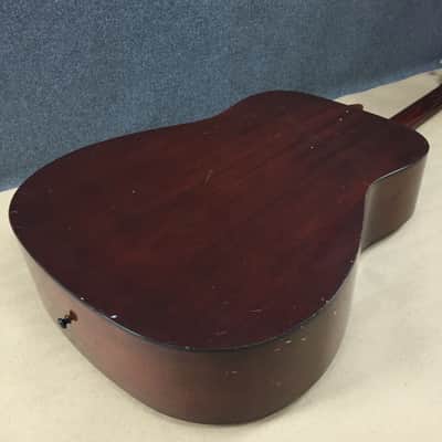 Yamaha FG-180 Red Label Vintage 1966-1971 Natural Made in Japan Acoustic Guitar Spruce Top Mahogany image 4