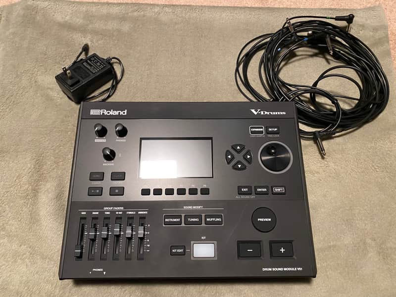 Roland V51 V-Drum Sound Module 2024 - Present - Black image 1
