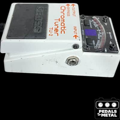 Boss TU-2 Chromatic Tuner (Dark Gray Label) 1998 - 2009 - White - X16678 image 4