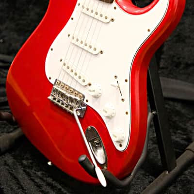 1993 Squier by Fender Stratocaster MIJ FujiGen – Torino Red image 4
