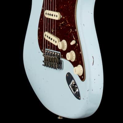 Fender Custom Shop Dennis Galuszka Masterbuilt Empire 67 Stratocaster Journeyman Relic Brazilian RW FB - Sonic Blue #25588 image 7