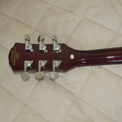 Firefly FFLP, Red Fade Color, 2019, Upgraded Alnico II Zebra Pickups image 11