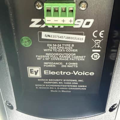 Pair Electro-Voice EV-ZX1i-90 with QuickSam mounts image 4