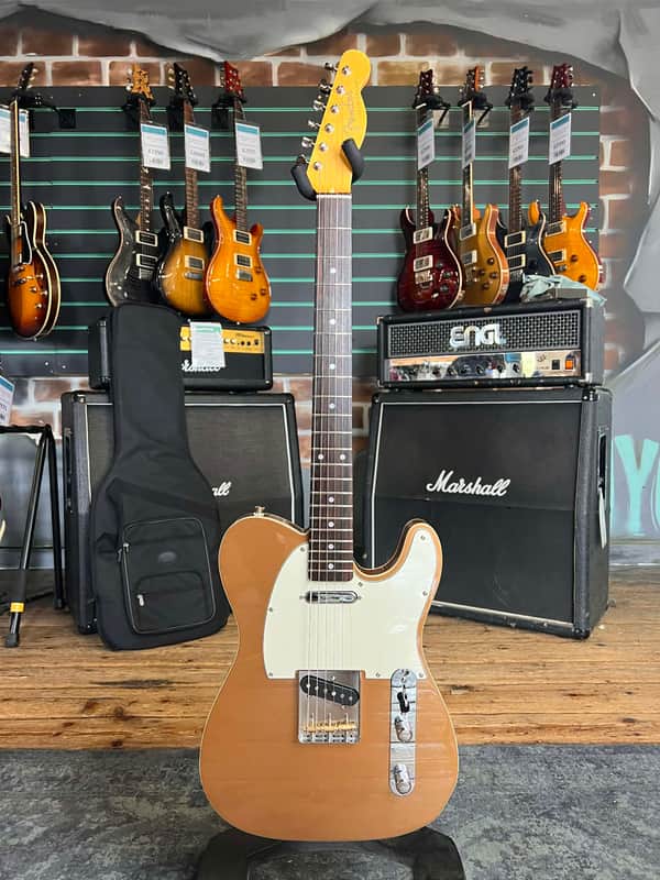 Fender JV Modified '60s Custom Telecaster Firemist Gold MIJ Electric Guitar
