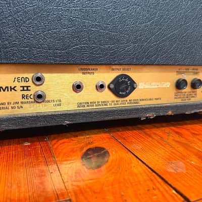 Marshall JMP 1987 50-Watt Guitar Amp Head 1967 - 1975 - Black image 6