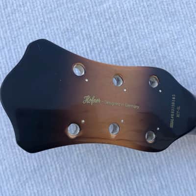 Hofner HCT-SL Hollow Body Jazz Guitar, Rosewood Fingerboard Neck image 8