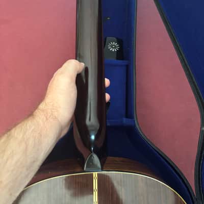 Vintage Jumbo by Tahara – New Yorker / Parlor Folk Guitar – Japanese Workshop – Original Case image 15