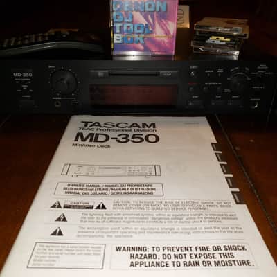 TASCAM MD-350 with 30 DISCS ! image 1