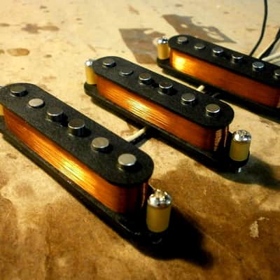 Stratocaster 1954 Pickups VINTAGE CORRECT Alnico III A3 Set HandWound Fits 50s Fender Strat 1950s 54 55 56 Q image 9