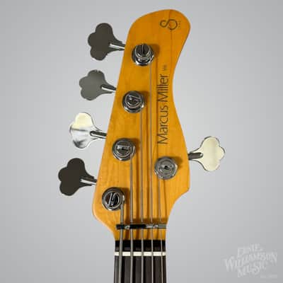 Sire Marcus Miller V6-5 String Bass Guitar, Rosewood Fingerboard, Black image 7