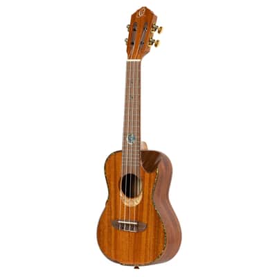 Ortega ECLIPSE-CC4 Custom Built Series Solid Mahogany Top Okoume Neck 4-String Concert Ukulele w/Gig Bag image 5