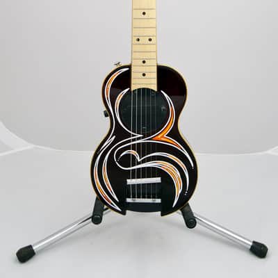G-Sharp OF-1 Travel Guitar, Three Tone Sunburst (g# tuning, comes w/ gig bag) image 14