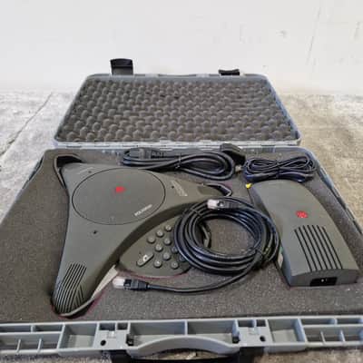 Polyspan Soundstudio Conference Phone System – Very Good w/ Hard Case image 10