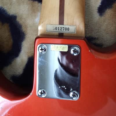 Mako Traditionals Electric Bass Guitar - Made in Japan 80's - Orange w/ Case image 10