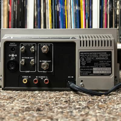 Vintage Magnavox VR8458SL01 Portable VHS Player w/ Tuner Adapter Dock TESTED ✅ image 14