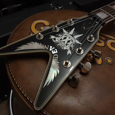 RARE Dean 30th Anniversary 1 of 100 Limited Edition Flying V XXX Trans Black Flame Top image 12