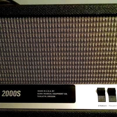 SUNN 2000s 1970 Black / Silver Face image 4