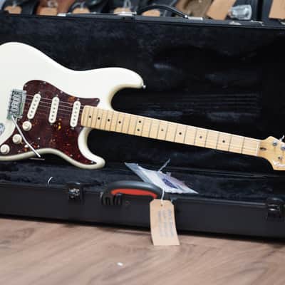2013 Fender USA American Deluxe Stratocaster Neck - in Olympic Pearl White image 15
