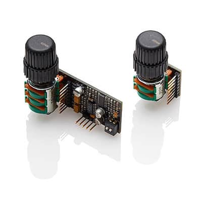 EMG BQC Control 1 or 2-Pickup 2-Knob 3-Band Treb/Bass Stack - Mid/Mid Stack image 2