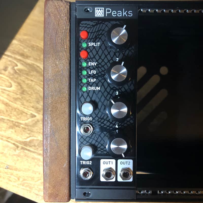 DIY Mutable Instruments Peaks Clone - Eurorack Module - Black Textured Magpie Panel image 1