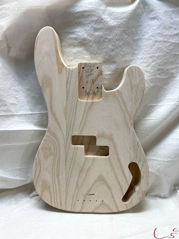 Guitar Mill '66 Slab P-Style Bass Body / Swamp Ash (#GIN-3567) image 1