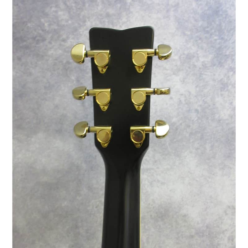 Yamaha DW-8 Dreadnought Acoustic Guitar Black | Reverb