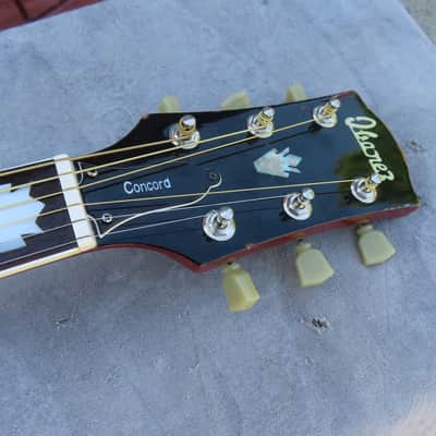 IBANEZ CONCORD 1975 SUNBURST 698-E J-200 JUMBO LAWSUIT PLAYER! image 13