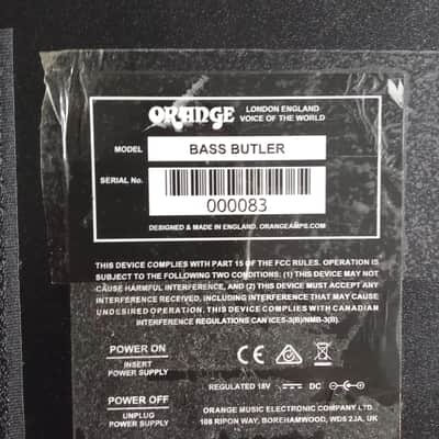 #0083 Orange Bass Butler Bi-Amp Bass Preamp , 2x DI outputs image 4