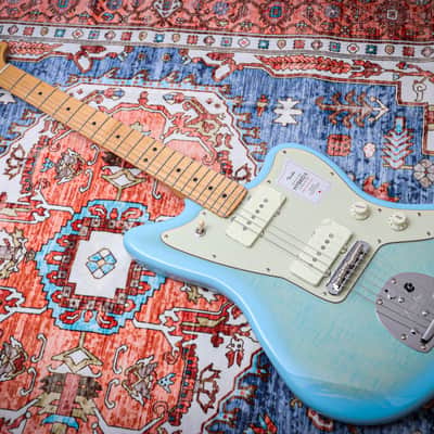FENDER MIJ Hybrid II Jazzmaster FMT "Celeste Blue + Maple" (2024) image 6