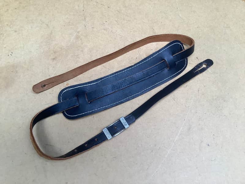 Vintage leather guitar strap from the 60’s image 1