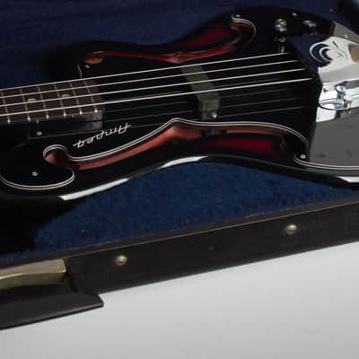 Ampeg AMB-1 Electric Bass Guitar (1969), ser. #000585C, original black hard shell case. image 13