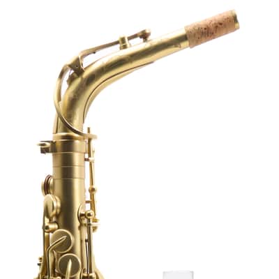 Antigua Winds Model AS4348CU Alto Saxophone in Unlacquered Brass SN UAS110015 image 7