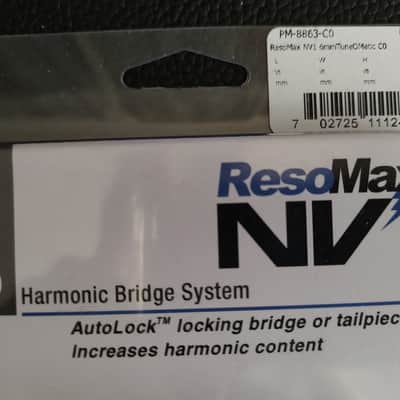 Graph Tech Resomax Tune-o-matic Bridge NV1 PM-8863 CO Chrome image 3
