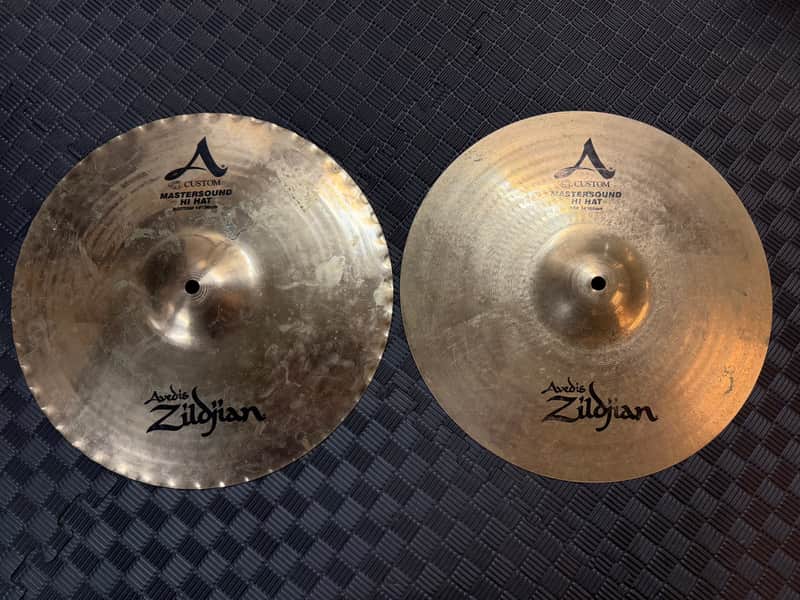 Zildjian 14" A Custom Mastersound Hi-Hat Cymbals (Pair)
