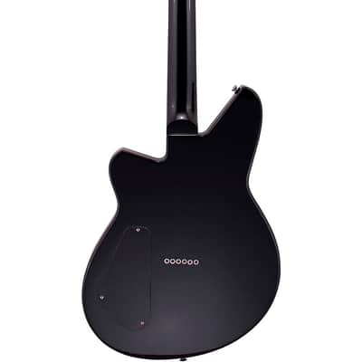 Reverend Airwave 12 String Electric Guitar Regular Midnight Black image 2