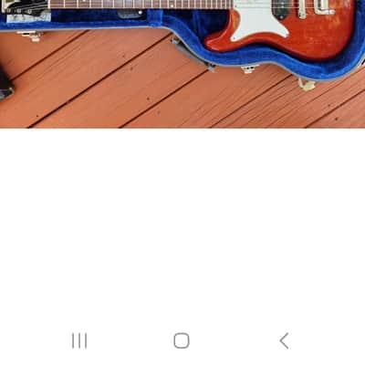 Epiphone Coronet 1961 Cherry rare SB533MV image 10