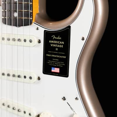 Fender American Vintage II 1965 Stratocaster Electric Guitar - Shoreline Gold image 7