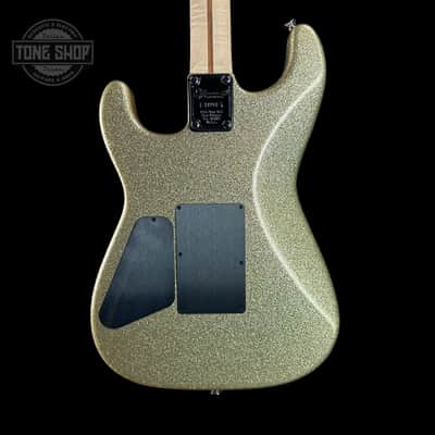 Charvel Custom Shop San Dimas 2H FR Gold Sparkle w/case C17761 image 7