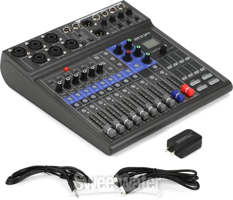 Zoom LiveTrak L-8 Digital Mixer / Recorder 2010s - Grey / Blue image 1