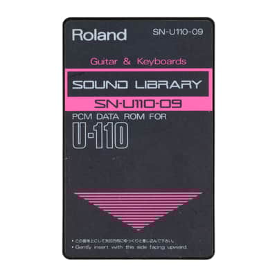 Roland Guitar & Keyboards Sound Library for U-110 (SN-U110-09)