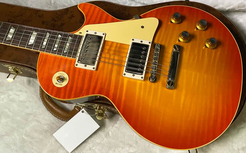 NEW! Gibson Custom 1960 Les Paul Standard Reissue VOS - Tangerine Burst - Authorized Dealer - Only 8.35 lbs - G07603 image 1
