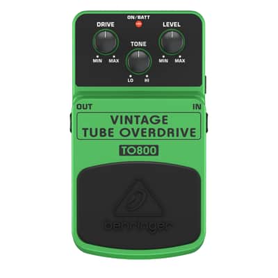 Behringer TO800 Vintage Tube Overdrive Pedal image 1