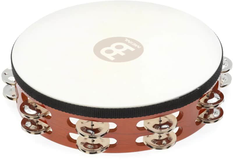 Meinl Traditional Wood Handheld Tambourine Antique Brown image 1