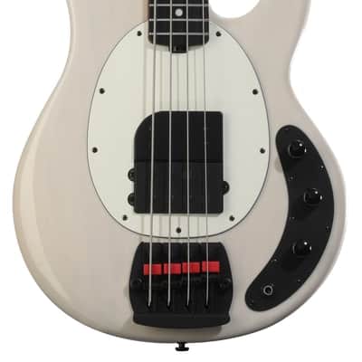 Ernie Ball Music Man Tim Commerford Artist Series StingRay Bass Guitar - Fight Night White Passive image 2