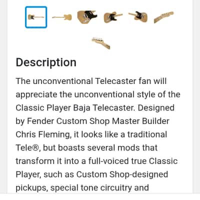 Fender Classic Player Baja '50s Telecaster ~ Loaded Body image 22