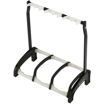 K&M 17515 Guardian Series Multi Guitar Stand, Translucent image 1