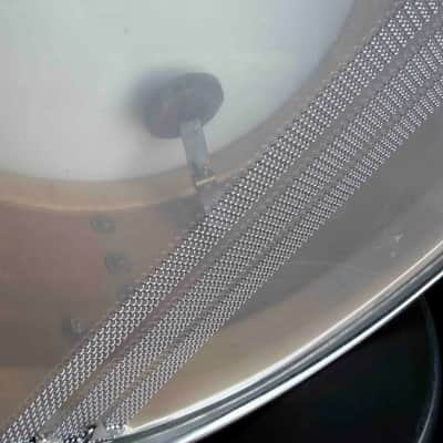 Late 50's Vintage WFL Symphonic Model 6.5x14 Snare Drum in White Marine Pearl (Rm 4) image 7