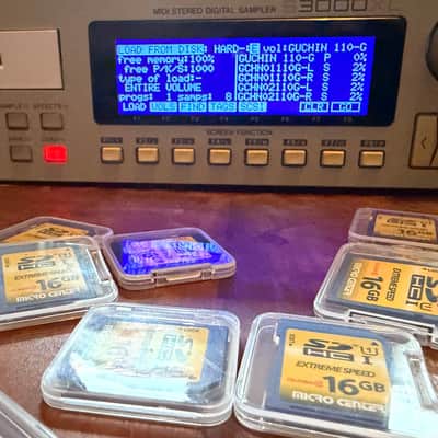 Akai S3000XL MIDI Stereo Digital Sampler w 32MB RAM, New ZuluSCSI w USB-C, 10x 16GB SD cards, Analog & Digital synth/drum libraries, Brand New LCD Display, New Universal PSU, - CLEAN (1996) image 8
